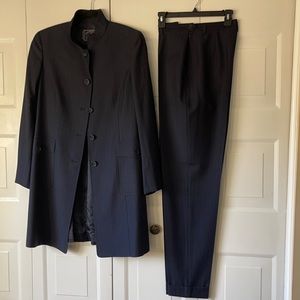 Made in Italy,  beautiful navy pinstripe wool suit.